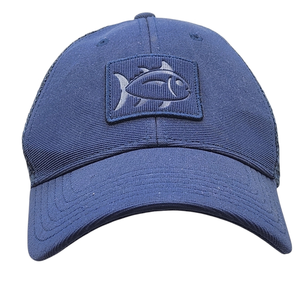 Southern Tide Hat Snapback Cap Blue Fish One Size